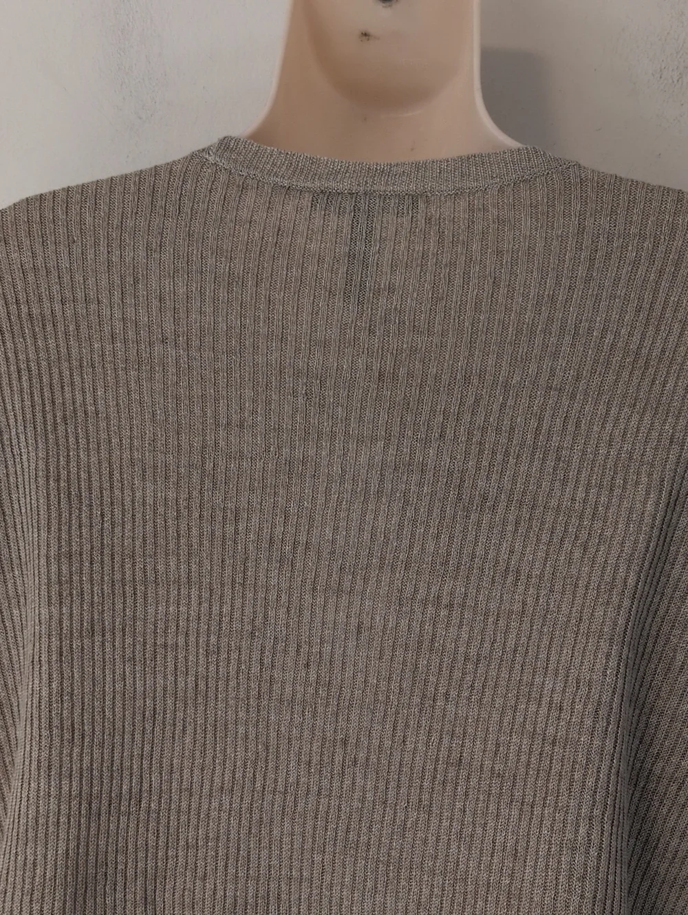 Eileen Fisher Organic Linen Longline Crew Neck Sweater XS